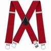 Men’s Adjustable Work Suspenders – 2-Inch Wide Elastic Straps with