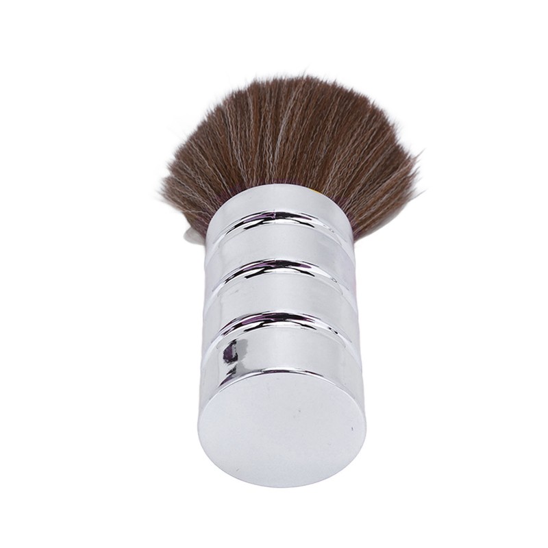 Barber Neck Duster Brush Soft Gentle Electroplating Process Professional Neck
