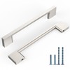 KNOKLOCK 10 Pack 5 Inch(128mm) Kitchen Cabinet Handles Brushed Satin