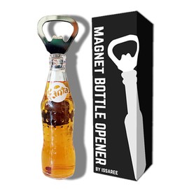 Bottle Opener Fridge Magnet Caps Remover Bar Decor Unique Party Birthday Gifts Collection (Fanta orange)