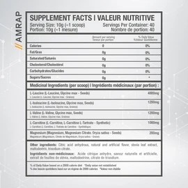 Beyond Yourself - AMRAP BCAA Endurance & Recovery Formula | 40 Servings | 7.2g BCAAs in Optimal 4:1:1 Ratio with added L-Carnitine and Magnesium | Supports Muscle Growth, Recovery, and Fat Metabolism | Vegan, Sugar-Free | Strawberry Kiwi