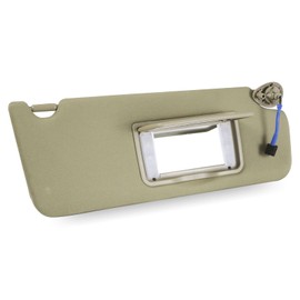 Right Passenger Side Sun Visor Beige Compatible with 2016-2022 Honda Pilot 2018-2020 Honda Ridgeline Sunvisor with Mirror with Vanity Light Replaces # 83230TG7A12ZB