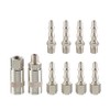 ORAZIO 10PCs 1/4" BSP Air Line Compressor Hose Quick Coupler