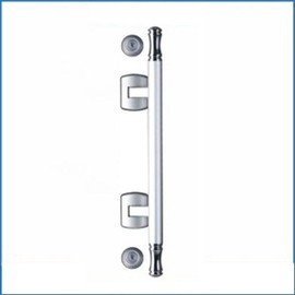 Bongki Silver 25mm Straight Handle for Front/Tempered Glass Doors Handle