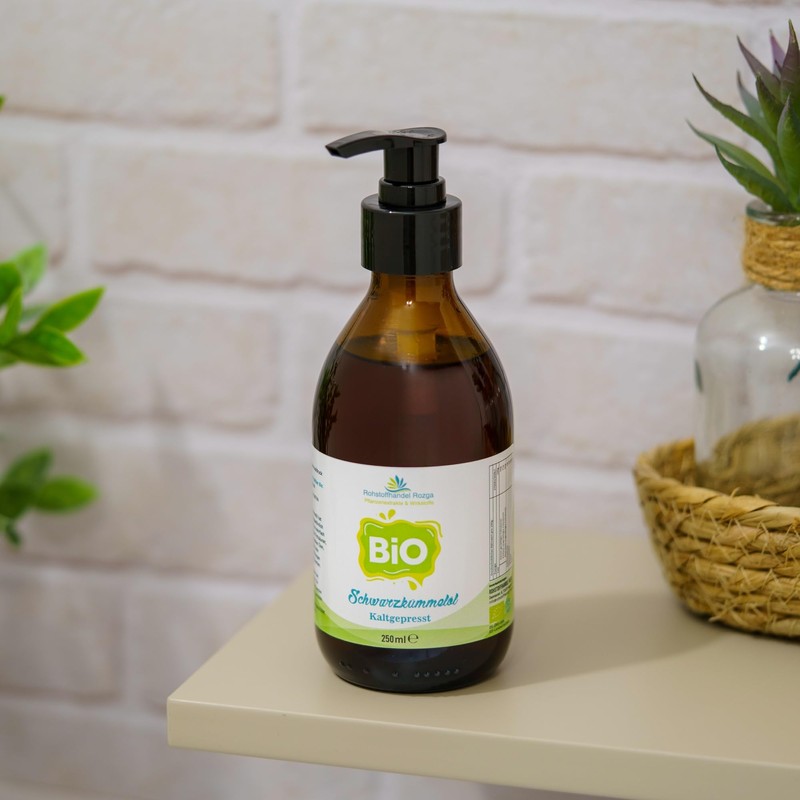 DE-ÖKO-006 Organic Black Cumin Oil Cold Pressed 250 ml 100%