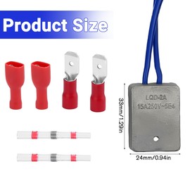 Soft Start Module 230 V Set, Soft Start Starting Current Limiter 15 A 230 V, Soft Start with Installation Set, Starting Resistance Soft Start for Power Tools such as Circular Saw, Hand Circular Saw,