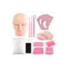Maniquí Cabeza + pestañas Práctica, extensiones Pestañas + set de