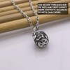 Generic Brass Teardrop Necklace Open Photo Lockets Phase Box Memorial