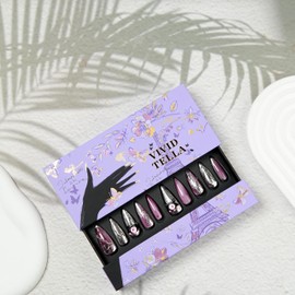 press on nails VS42-C (C009, Long)