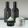 Skeda 남자 미백 주름개선 기초 4종세트(스킨+로션+수분크림+오버나이트슬리핑팩) Men's Whitening Wrinkle Improvement
