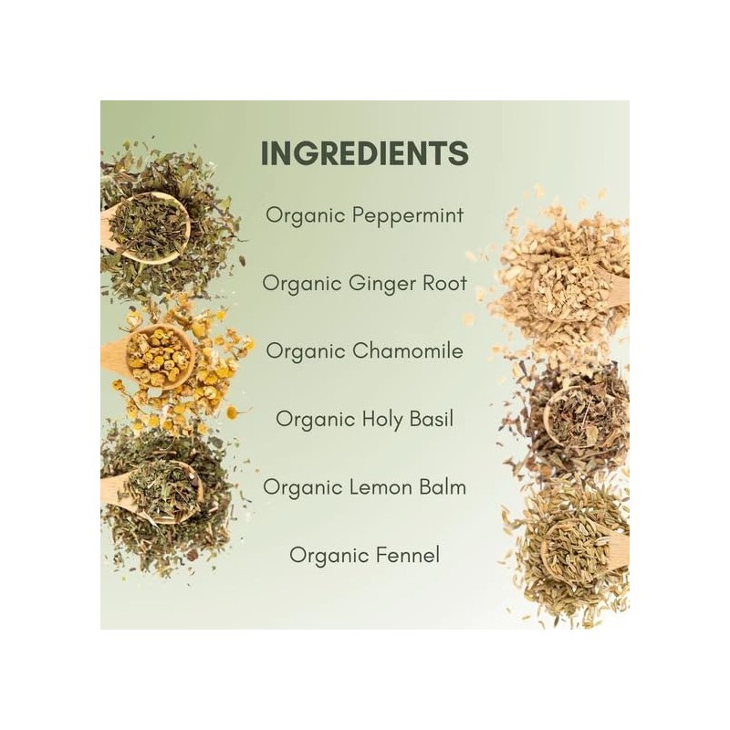 Organic Bloat Relief Tea - 2 Ounce (Approx. 30 Servings)