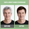 FARNDU Dark Brown Hair Dye Shampoo for Gray Hair Coverage