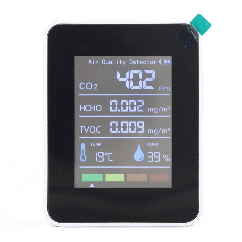 Air Quality Monitor 5 in 1 CO2 TVOC HCHO Temperature