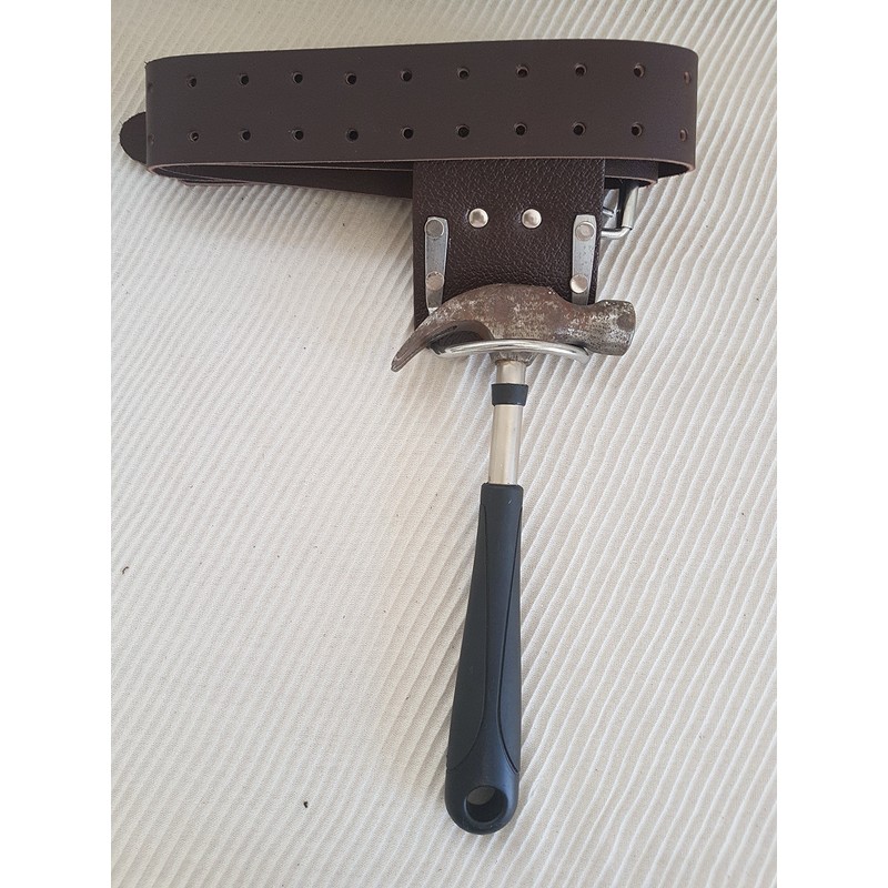 Leather Tool Belt & Hammer Holder | BBI 2 in