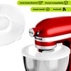 7QT Stainless Steel Mixer Bowl Compatible with Kitchenaid Stand Mixers,