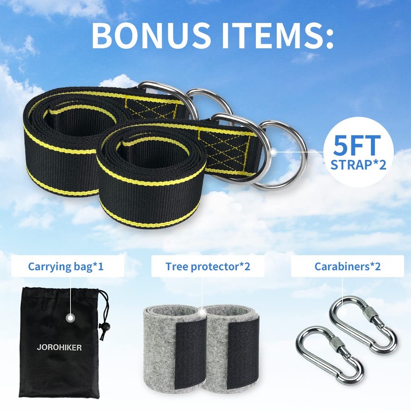 Tree Swing Straps Hanging Kit - Holds 1800 lbs (SGS