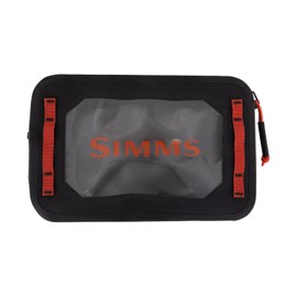 Simms Dry Creek Gear Pouch, Waterproof Outdoor Accessories Organizer, Small, Black