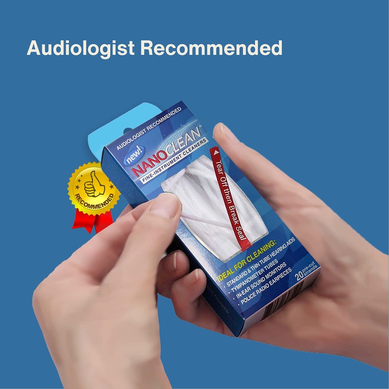 NanoClean All-in-1 Hearing Aid Cleaning Kit - 5 Packs of