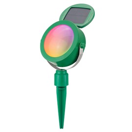 HONGUT Solar Landscape Light, Color Changing Outdoor Garden Plants Uplights Spotlight Indoor, Solar Motion Sensor Light Waterproof, RGB Solar Lights for Yard Pathway Step