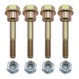 JoJoiasTop Set of 4 575938801 Snow Throwers Shear Bolts and Hex Nuts, for Poulan Pro PP40003 73800400 PR524 PR5524ES PP10530ES Snow Blower