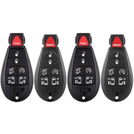 CCIYU Smart Key Fob Keyless Entry Remote 2008-2010 Fit for Chrysler 300 2.7L,2008-2010 Fit for Chrysler 300 3.5L(fits Part IYZ-C01C,68079545AA,56046708AG)