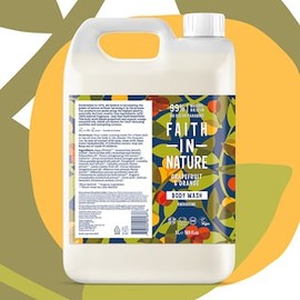 Faith in Nature - Grapefruit & Orange Body Wash 5L
