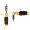 Ratcheting Screwdriver 180 Degree Flexible Head Ratchet Screwdriver Set Adjustable