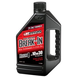 Maxima Racing Oils 30-10901-2PK Premium Break in 10w30 Motorcycle Engine Oil 1L Bottle, 2-Pack
