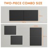 G.CORE Heavy Duty Metal Pegboard Organizer - Wall Storage Steel