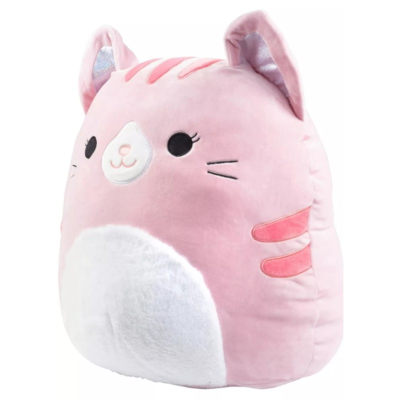 Squishmallows PAULITA 16" Pink Tabby Cat Soft Plush Large Genuine