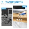 Lasocy Cable Clips, 50 Pack Transparent Cord Clips, Cable Holder,