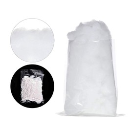 KZQXXT Christmas Artificial Snow Decoration, Cotton Wool Snow (200 g), Used for DIY Christmas Tree Snow Decoration, Mini Garden Village Display, Winter Cotton Wool for Crafts, Artificial Snow Cotton