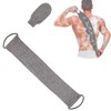 Voarge Back Scrubber, Back Brush Shower with Exfoliating Gloves, Bamboo