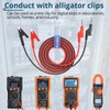 ALLmeter Banana Plug to Alligator Clip Test Leads,1m (3.3ft) 15A