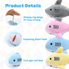 4 Pcs Shark Plush Toys, 10 cm Soft Mini Animal