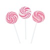 Hot Pink Swirl Lollipop Sucker - Bulk Individually Wrapped Pops