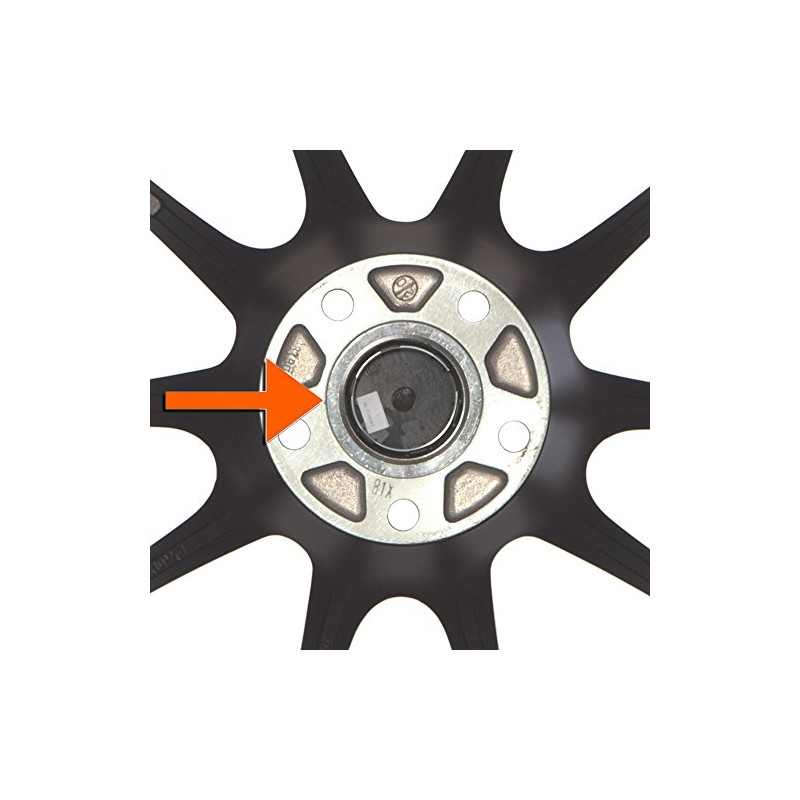 Circuit Performance 72.56mm OD to 65.1mm ID Silver Aluminum Hub