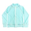 Rakua RSMOKU Girls' Heathered High Neck Rash Guard No Hood