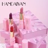 HANDAIYAN 5pcs Matte Lipstick Set Waterproof Long Lasting Non-stick Cup