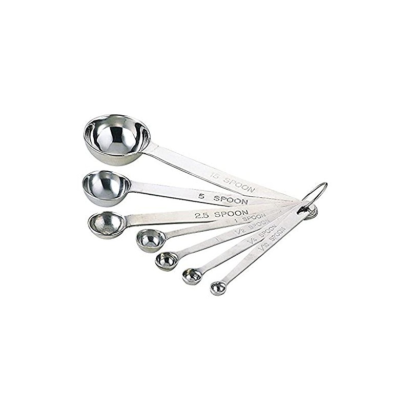 Nagao 18-8 Stainless Steel Extra Thick Measuring Spoons, Set of