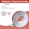 22 Feet Flexible Inside & Outside Corner Trim Molding, Peel