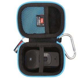 FBLFOBELI Hard Case Compatible with DEWALT Jobsite Pro Wearable Bluetooth Speaker, also fits for Noxgear 39g Wearable Bluetooth Speaker, Magnetic Clip-On Mini Speaker Storage (Blue)