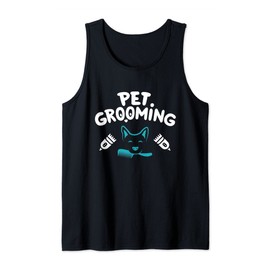 Funny Dog Groomer Clothes for Pet Younique Stylist Tank Top, black