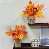 [2-Style & Light Timer] 2 Pack 13 Inch Fall Decor