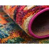 Unique Loom Jardin Collection Colorful, Vibrant, Abstract, Modern Area Rug,