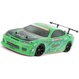 FTX Banzai Nissan S15 Silvia Style 1:10 RC Drift Car Body Shell - Green
