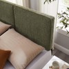 Modway Lindee Full Size Upholstered Headboard with Cream Boucle Fabric
