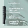 HERCULES SÄGEMANN - 623-394 Herren Taschenkamm | Herren Kamm mit