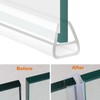 Bath Shower Screen Seal Strip,U-Shape Rubber Shower Screen Seal Strip