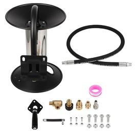 ECCPP 100 FT Pressure Washer Hose Reel Heavy Duty Steel Hose Reel for Power Washer